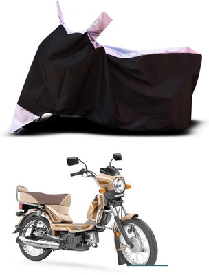 VESMEI Two Wheeler Cover for TVS(XL 100 Comfort BS6, White)