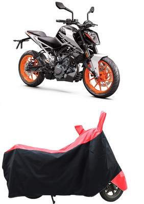 Coxtor Waterproof Two Wheeler Cover for KTM(Duke 200, Red)