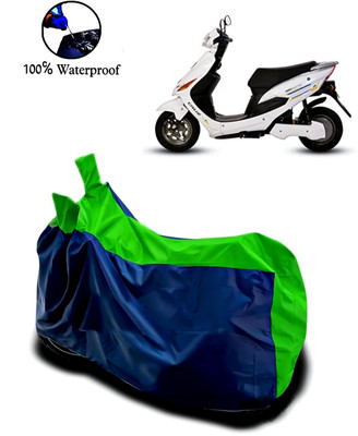 Autofly Waterproof Two Wheeler Cover for Hero(Electric Cruz, Blue, Green)
