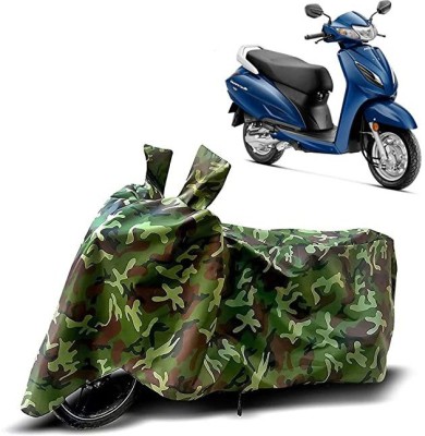 Mdstar Waterproof Two Wheeler Cover for Honda(Activa 6G, Green)