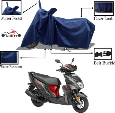 KEDIT Two Wheeler Cover for Yamaha(Cygnus Ray ZR BS6, Blue)