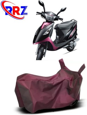 RRZ Waterproof Two Wheeler Cover for TVS(Scooty Streak, Maroon)