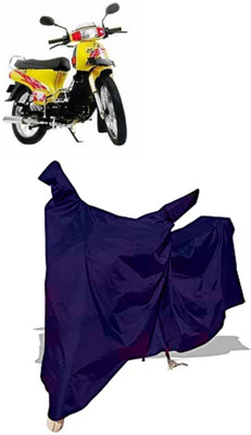 Amexride Two Wheeler Cover for Kinetic(K4, Blue)