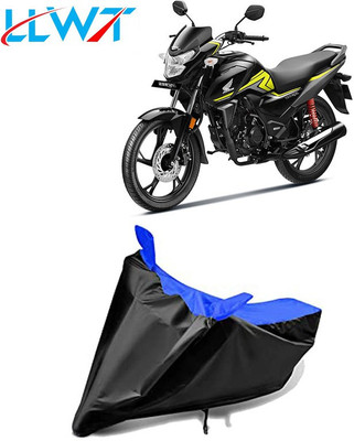 KPIND Waterproof Two Wheeler Cover for Honda(SP 125, Black, Blue)