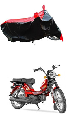 VESMEI Two Wheeler Cover for TVS(XL 1200, Red)