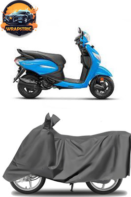 WRAPSTRIC Waterproof Two Wheeler Cover for Hero(Pleasure Plus, Grey)