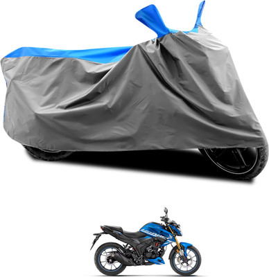 PAGORA Waterproof Two Wheeler Cover for Honda(Hornet 2.0, Grey, Blue)