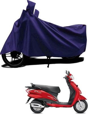 KEDIT Waterproof Two Wheeler Cover for Hero(Duet 125CC, Blue)