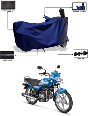 PAGORA Waterproof Two Wheeler Cover for Hero(HF Deluxe, Blue)