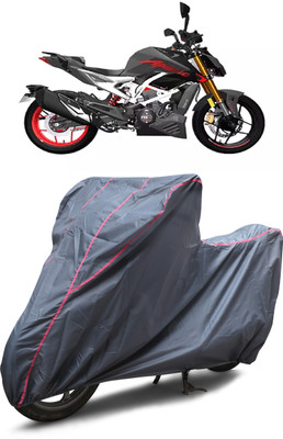 GGK RANTAL Waterproof Two Wheeler Cover for TVS(Apache RTR 310, Grey)