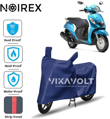 NOIREX Waterproof Two Wheeler Cover for Yamaha(Fascino, Blue)