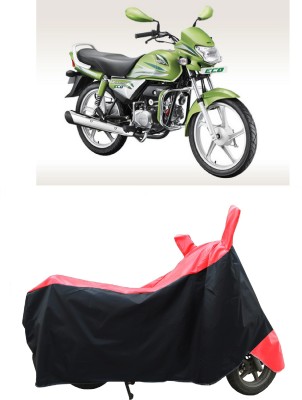 Coxtor Two Wheeler Cover for Hero(HF Deluxe Eco, Red)