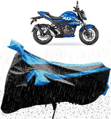 Mdstar Waterproof Two Wheeler Cover for Suzuki(Gixxer 250, Blue)