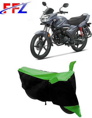 FFZ Two Wheeler Cover for Honda(CB Shine, Black, Green)
