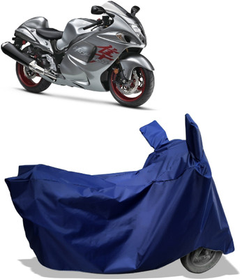 Amexride Two Wheeler Cover for Suzuki(GSX R1300 Hayabusa, Blue)