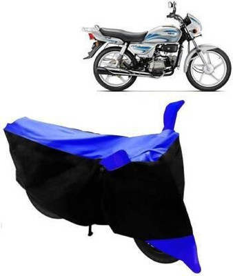 Mdstar Waterproof Two Wheeler Cover for Hero(Splendor NXG, Black, Blue)