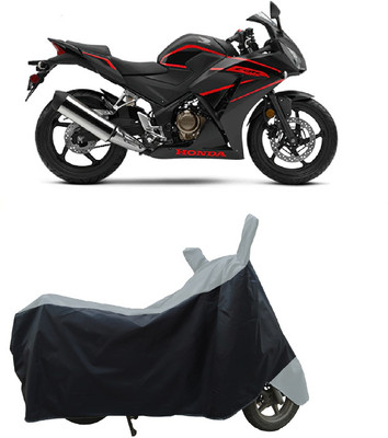 Coxtor Waterproof Two Wheeler Cover for Honda(CBR300R, Grey)