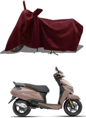 RRZ Two Wheeler Cover for TVS(Jupiter, Maroon)