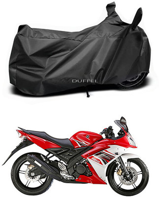 Duffel Two Wheeler Cover for Yamaha(YZF R15S BS6, Black)