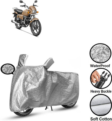 GOSHIV-car and bike accessories Waterproof Two Wheeler Cover for Hero(Splendor Plus, Silver)