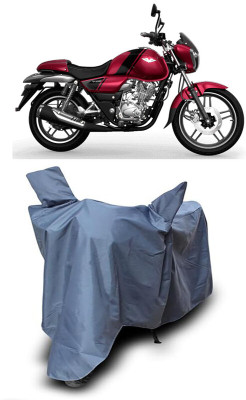 MADAFIYA Waterproof Two Wheeler Cover for Bajaj(V12, Grey)