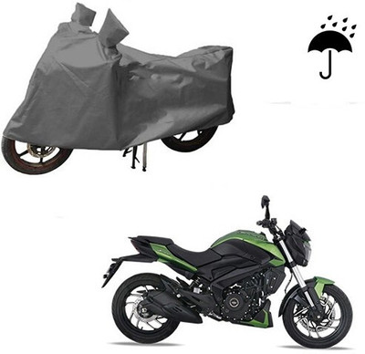 DeepShakshi AUTOMOTIVE Waterproof Two Wheeler Cover for Bajaj(Dominar, Grey)