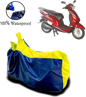 APNEK Waterproof Two Wheeler Cover for Avon(E Scoot, Yellow, Blue)