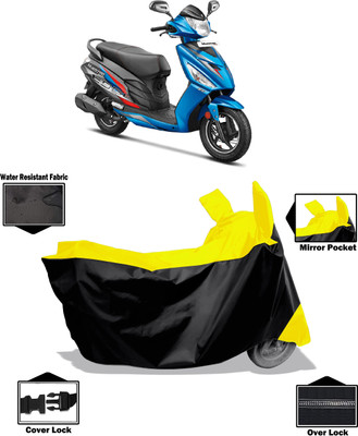 Amexride Two Wheeler Cover for Hero(Maestro Edge 110 BS6, Yellow)