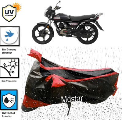 Mdstar Waterproof Two Wheeler Cover for TVS(Radeon, Black)