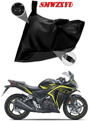 smwzxyu Waterproof Two Wheeler Cover for Honda(CBR 250R, Black)