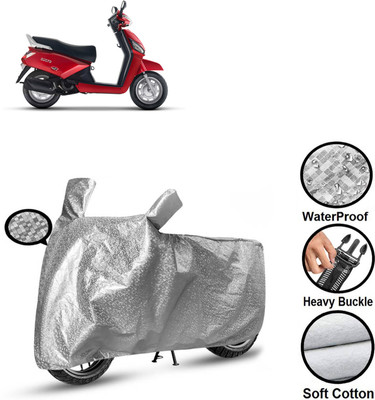 CODOKI Waterproof Two Wheeler Cover for Mahindra(Gusto 125 BS6, Silver)