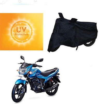 MMSSTAR Waterproof Two Wheeler Cover for TVS(Victor New, Black)
