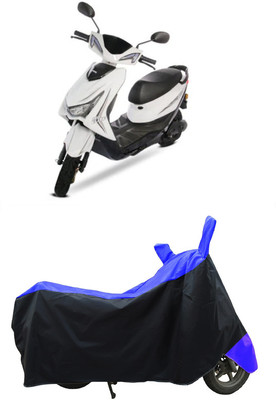 Coxtor Waterproof Two Wheeler Cover for Ampere(Reo Elite BS6, Blue)
