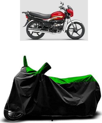 VESMEI Two Wheeler Cover for Hero(HF Dawn BS6, Green)