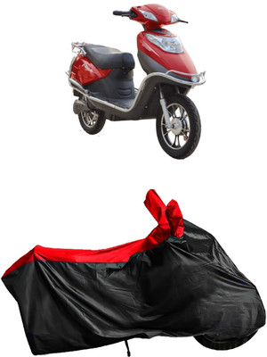 Autofly Waterproof Two Wheeler Cover for Hero(Electric Flash, Red, Black)