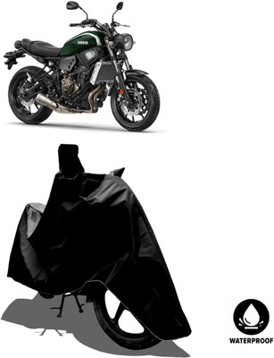 Amexride Waterproof Two Wheeler Cover for Yamaha(XSR300, Black)
