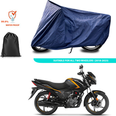 CODOKI Waterproof Two Wheeler Cover for Hero(Glamour FI, Blue)