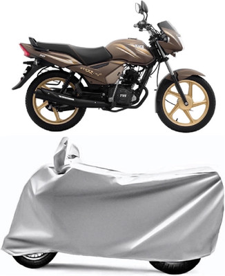 V VINTON Two Wheeler Cover for TVS(Star City, Grey)