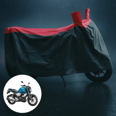 CODOKI Waterproof Two Wheeler Cover for Yamaha(FZ FI, Grey, Red)