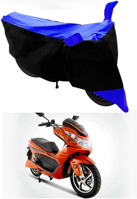 MMSSTAR Waterproof Two Wheeler Cover for Okinawa(Cruiser, Blue, Black)