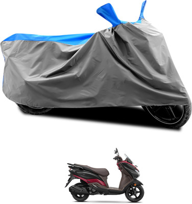 CODOKI Waterproof Two Wheeler Cover for Suzuki(Burgman Street, Grey, Blue)
