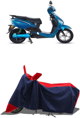 SUGASHRI Waterproof Two Wheeler Cover for Hero(Electric Optima, Red, Blue)