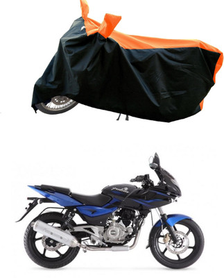 DeepShakshi AUTOMOTIVE Waterproof Two Wheeler Cover for Bajaj(Pulsar 180 BS6, Orange)