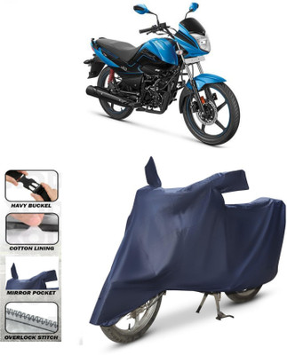 HWQSXAE Waterproof Two Wheeler Cover for Hero(Blue)