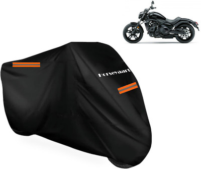 Horseyaart Waterproof Two Wheeler Cover for Kawasaki(Vulcan S BS6, Black)