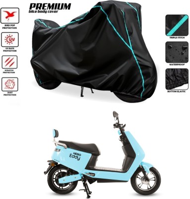 PAGORA Waterproof Two Wheeler Cover for Hero(Electric E-Sprint, Black)