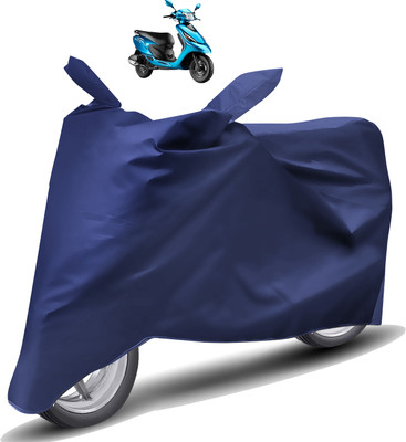 Caronix Two Wheeler Cover for TVS(Zest, Blue)