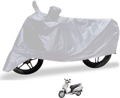 Auto Hub Waterproof Two Wheeler Cover for Honda(Activa 125, Silver)