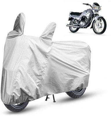 HMS Two Wheeler Cover for TVS(Fiero F2, Silver)
