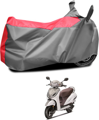 CODOKI Waterproof Two Wheeler Cover for Honda(Activa 5G, Grey, Red)